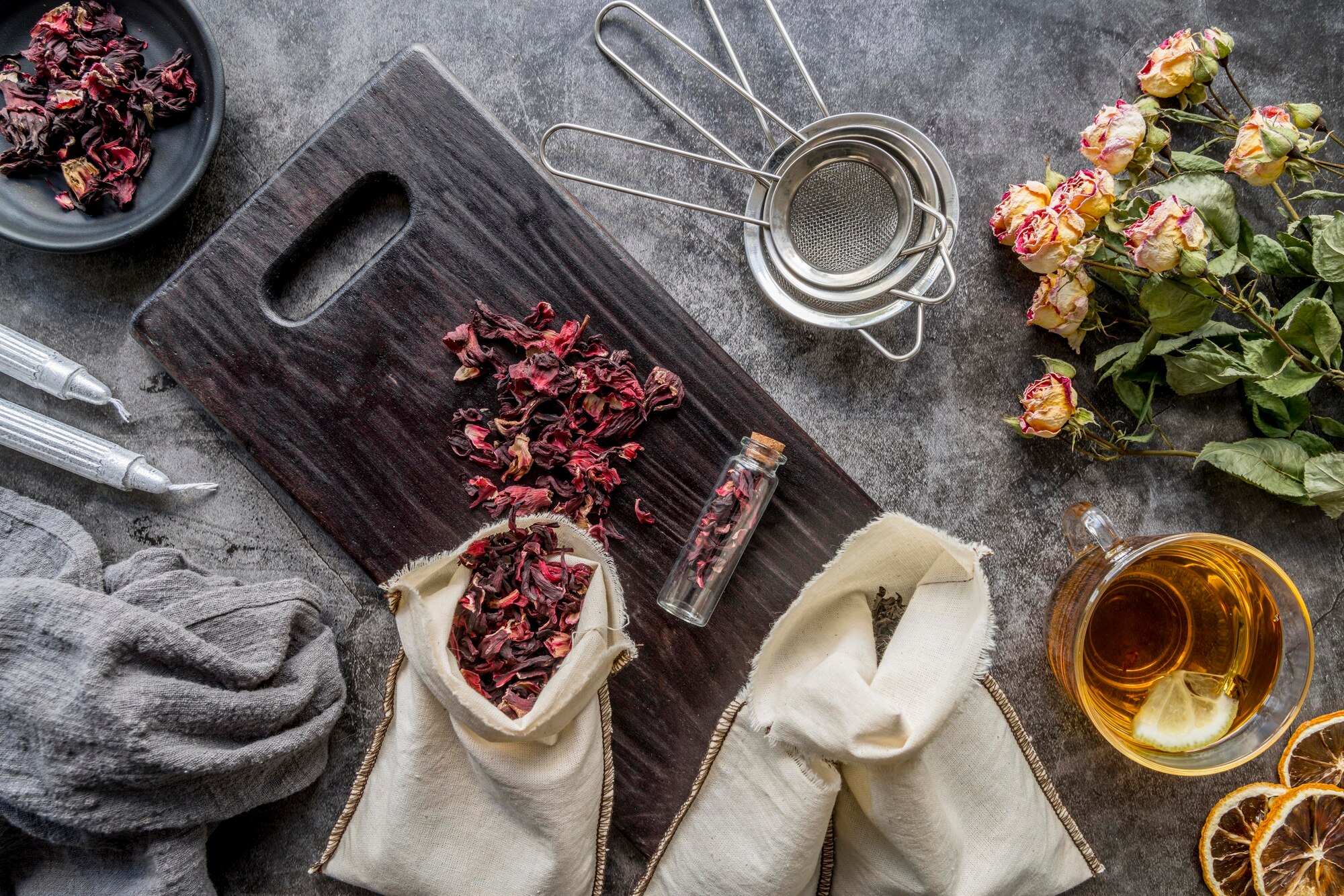 Infusion herbal preparacion